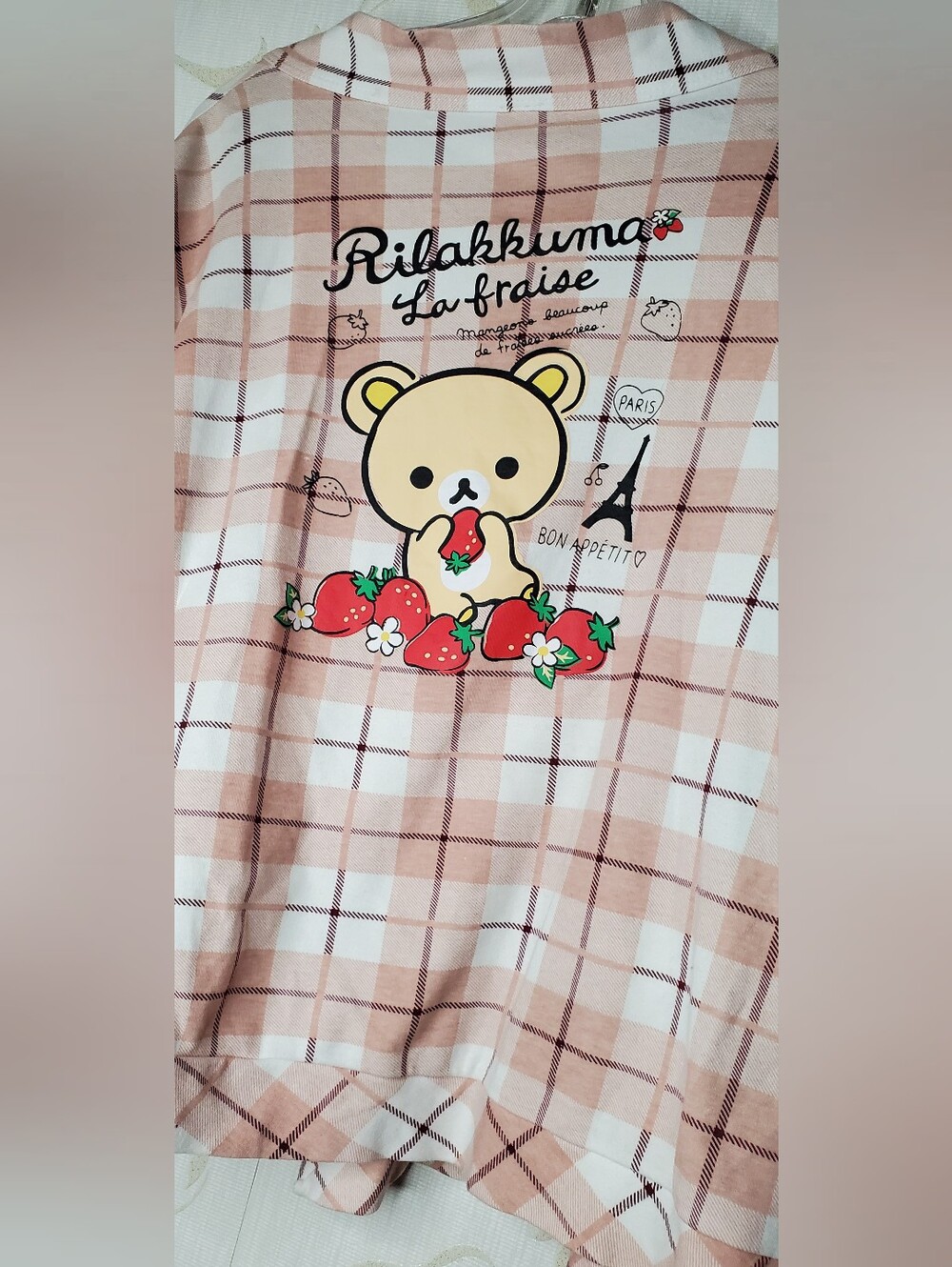 Rilakkuma Cute Strawberry Longsleeve Rare Japan